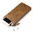 Universal Leather Wristlet Wallet Handbag Case K04 Brown