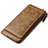 Universal Leather Wristlet Wallet Handbag Case K04 Brown