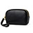 Universal Leather Wristlet Wallet Handbag Case K16 Black