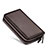 Universal Leather Wristlet Wallet Handbag Case N01 Brown