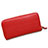 Universal Lichee Pattern Leather Wristlet Wallet Handbag Case H28 Pink