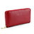 Universal Lichee Pattern Leather Wristlet Wallet Handbag Case Red