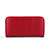 Universal Lichee Pattern Leather Wristlet Wallet Handbag Case Red