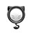 Universal Mobile Phone Magnetic Finger Ring Stand Holder S03 Silver and Black