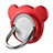 Universal Mobile Phone Magnetic Finger Ring Stand Holder Z14 Red