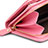 Universal Silkworm Leather Wristlet Wallet Handbag Case T01 Pink