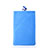 Universal Sleeve Velvet Bag Case Pocket Sky Blue