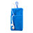 Universal Sleeve Velvet Bag Case Tow Pocket Blue