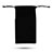 Universal Sleeve Velvet Bag Slip Case Tow Pocket Black