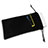 Universal Sleeve Velvet Bag Slip Case Tow Pocket Black