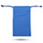 Universal Sleeve Velvet Bag Slip Cover Tow Pocket Blue