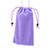 Universal Sleeve Velvet Bag Slip Pouch Purple
