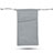 Universal Sleeve Velvet Bag Slip Pouch Tow Pocket Gray