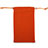 Universal Sleeve Velvet Bag Slip Pouch Tow Pocket Orange