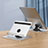 Universal Tablet Stand Mount Holder N02 for Apple iPad Pro 12.9 Silver