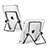 Universal Tablet Stand Mount Holder T20 for Xiaomi Mi Pad 4 Black