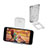 Universal Tablet Stand Mount Holder T22 for Apple iPad 4 Clear