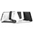 Universal Tablet Stand Mount Holder T23 for Apple iPad Pro 12.9 2022 Black