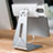 Universal Tablet Stand Mount Holder T24 for Apple iPad New Air (2019) 10.5 Silver