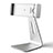 Universal Tablet Stand Mount Holder T24 for Apple iPad Pro 12.9 (2021) Silver