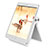 Universal Tablet Stand Mount Holder T28 for Samsung Galaxy Note 10.1 2014 SM-P600 White