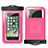 Universal Waterproof Case Dry Bag Underwater Shell W02 Hot Pink