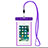 Universal Waterproof Cover Dry Bag Underwater Pouch W16 Purple