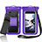 Universal Waterproof Hull Dry Bag Underwater Case W05 Purple