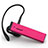 Wireless Bluetooth Sports Stereo Earphone Headphone H44 Hot Pink