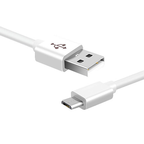 Charger Micro USB Data Cable Charging Cord Android Universal A02 White