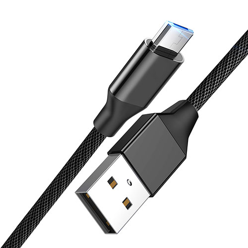 Charger Micro USB Data Cable Charging Cord Android Universal A15 Black