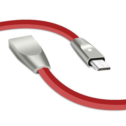 Charger Micro USB Data Cable Charging Cord Android Universal M02 Red