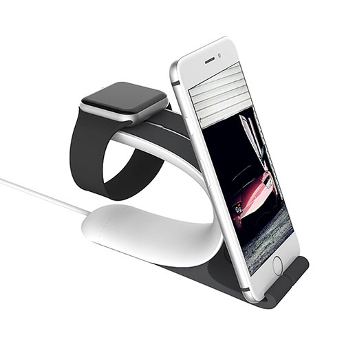 Charger Stand Holder Charging Docking Station C05 for Apple iWatch 5 40mm Silver