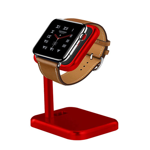 Charger Stand Holder Charging Docking Station for Apple iWatch 42mm Red