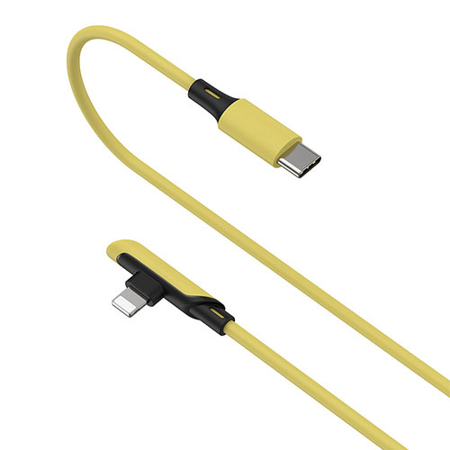 Charger USB Data Cable Charging Cord D10 for Apple iPad Pro 12.9 (2018) Yellow