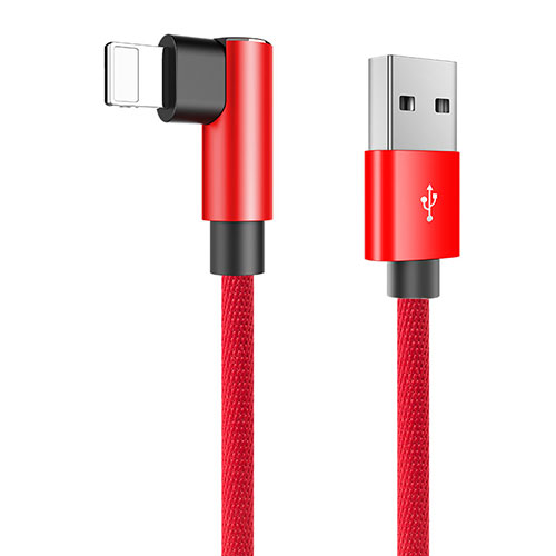 Charger USB Data Cable Charging Cord D16 for Apple iPhone 11 Pro Red