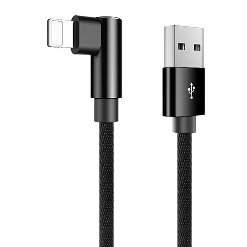 Charger USB Data Cable Charging Cord D16 for Apple iPhone 14 Pro Black