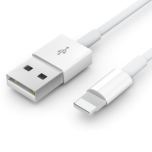 Charger USB Data Cable Charging Cord L09 for Apple iPhone 14 White