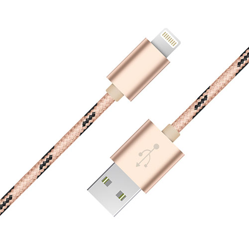 Charger USB Data Cable Charging Cord L10 for Apple iPhone 13 Pro Gold