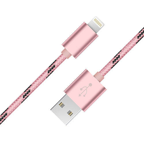 Charger USB Data Cable Charging Cord L10 for Apple iPhone 13 Pro Pink