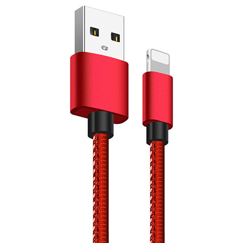 Charger USB Data Cable Charging Cord L11 for Apple iPad New Air (2019) 10.5 Red