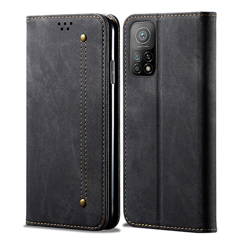 Cloth Case Stands Flip Cover B01S for Xiaomi Mi 10T Pro 5G Black