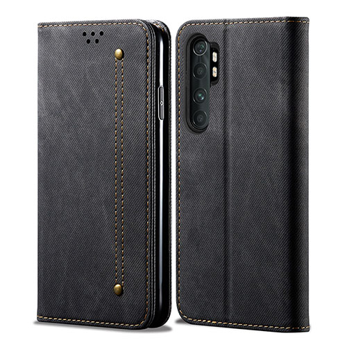 Cloth Case Stands Flip Cover B01S for Xiaomi Mi Note 10 Lite Black