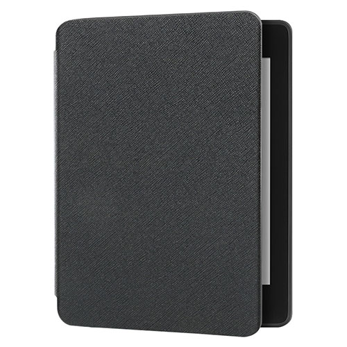 Cloth Case Stands Flip Cover for Amazon Kindle Paperwhite 6 inch Black