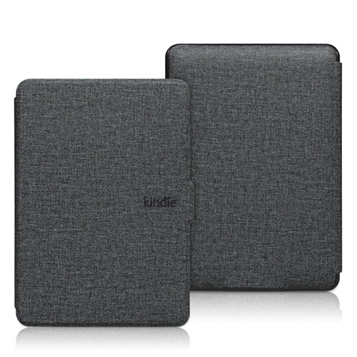 Cloth Case Stands Flip Cover L01 for Amazon Kindle 6 inch Black