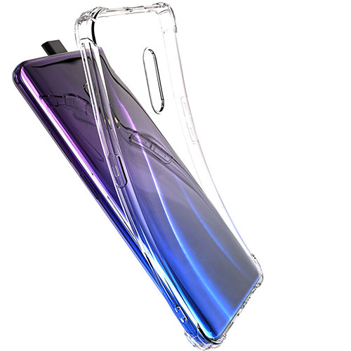Cover Silicone Trasparente Ultra Sottile Morbida T03 per Oppo Realme X Chiaro