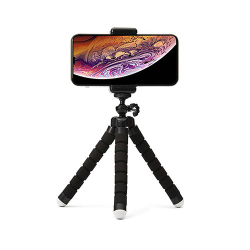 Extendable Folding Handheld Selfie Stick Tripod Bluetooth Remote Shutter Universal T16 Black