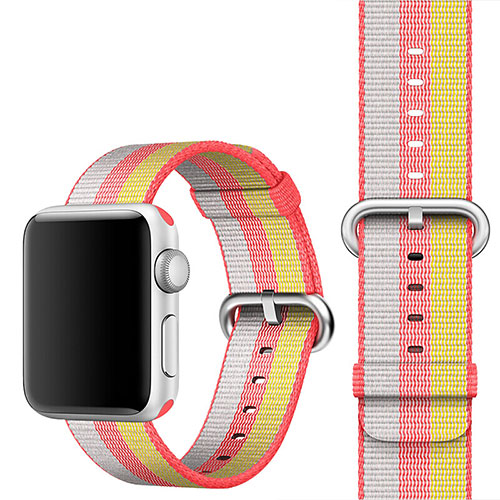Fabric Bracelet Band Strap for Apple iWatch 4 40mm Red