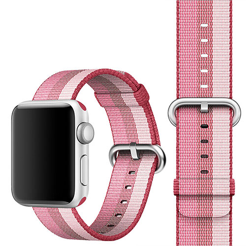 Fabric Bracelet Band Strap for Apple iWatch 5 40mm Pink