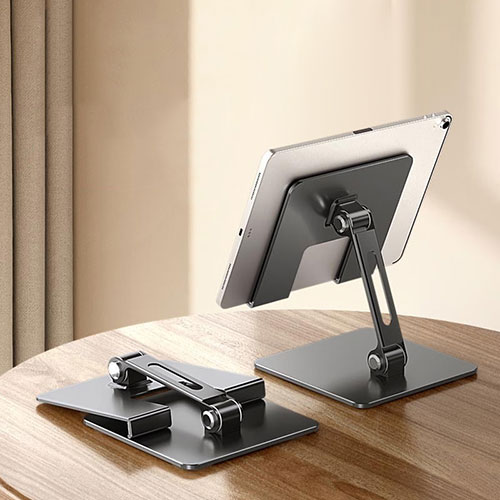 Flexible Tablet Stand Mount Holder Universal F05 for Apple iPad Mini 6 Black